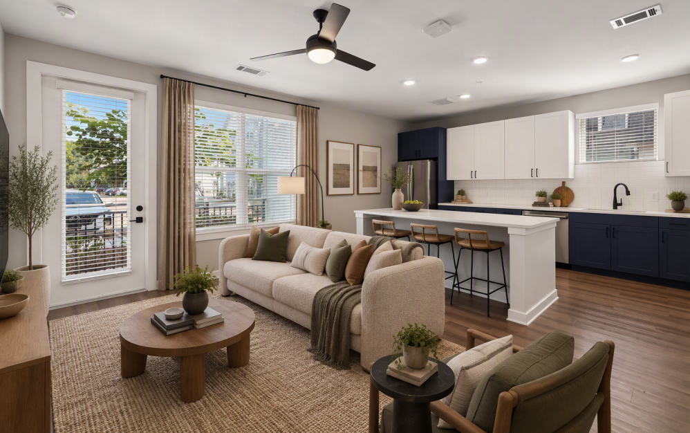 B1.1 Living Room & Kitchen 
